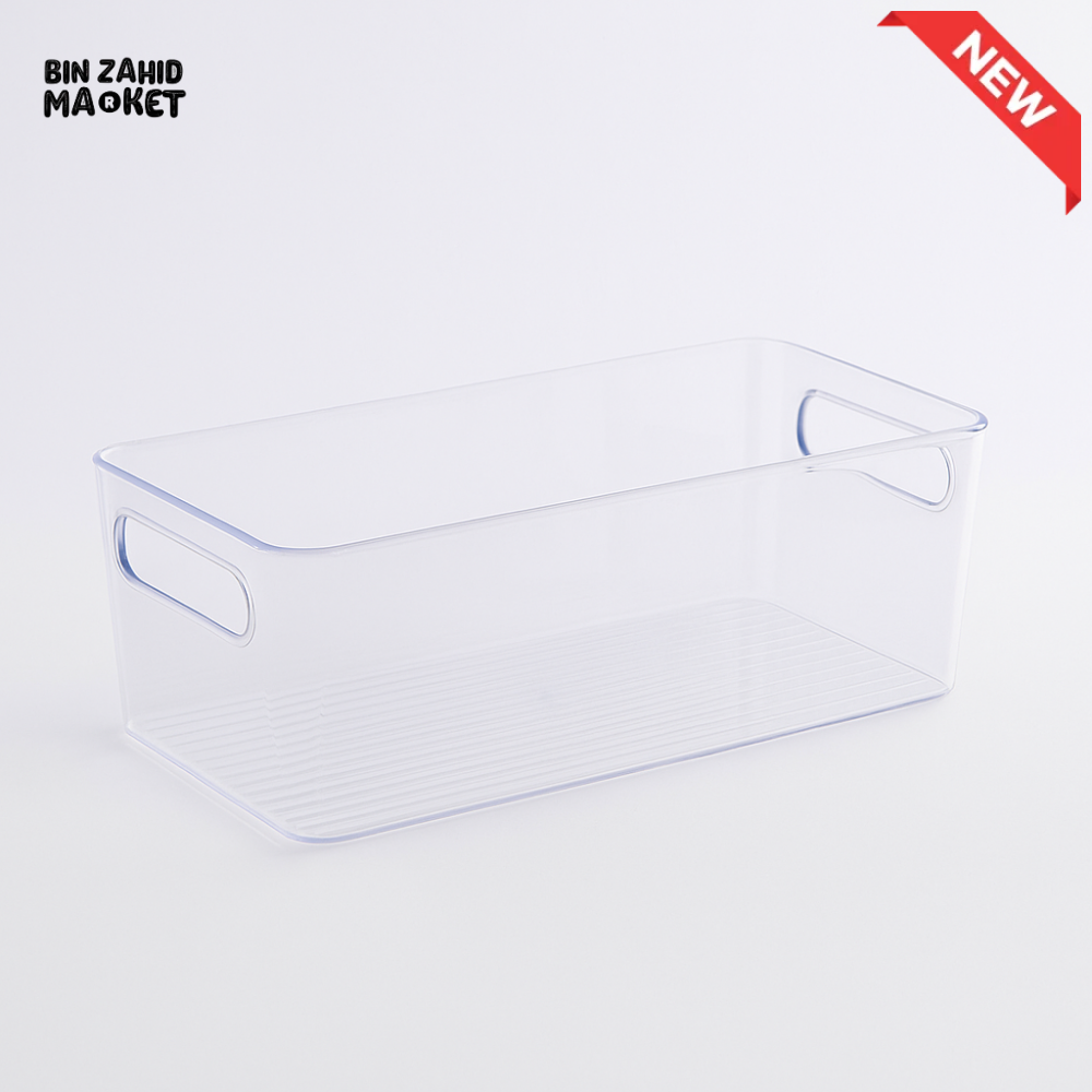 TRANSPARENT KITCHEN ORGANIZER BOX 3000 ML – DURABLE EASY-CLEAN BIN FOR REFRIGERATOR CABINETS & SHELVES