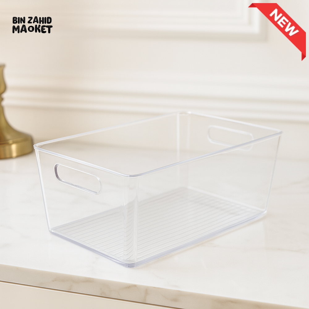 TRANSPARENT KITCHEN ORGANIZER BOX 5900 ML – DURABLE EASY-CLEAN BIN FOR REFRIGERATOR CABINETS & SHELVES (Copy)