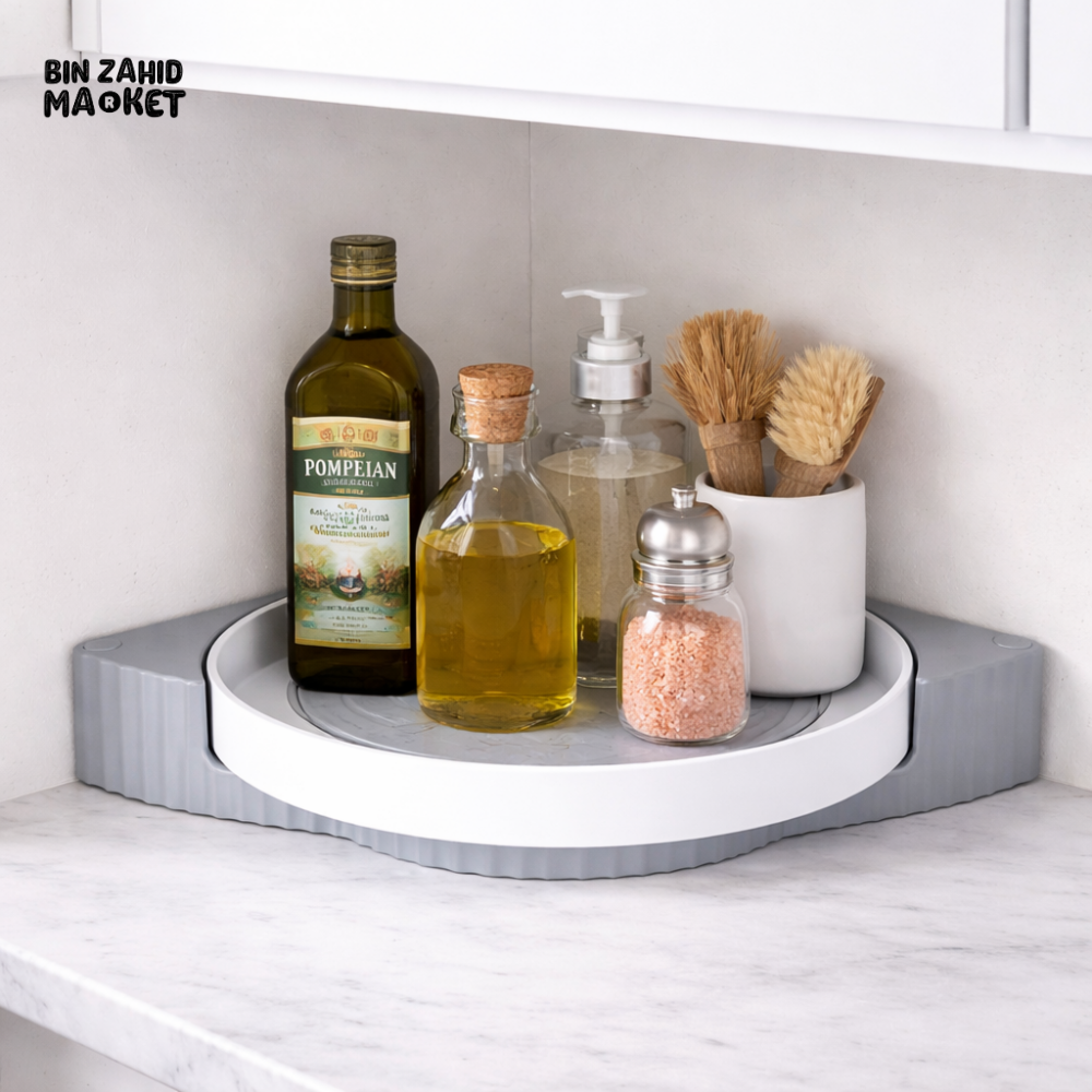 TRIANGLE ROTATING CORNER SHELF
