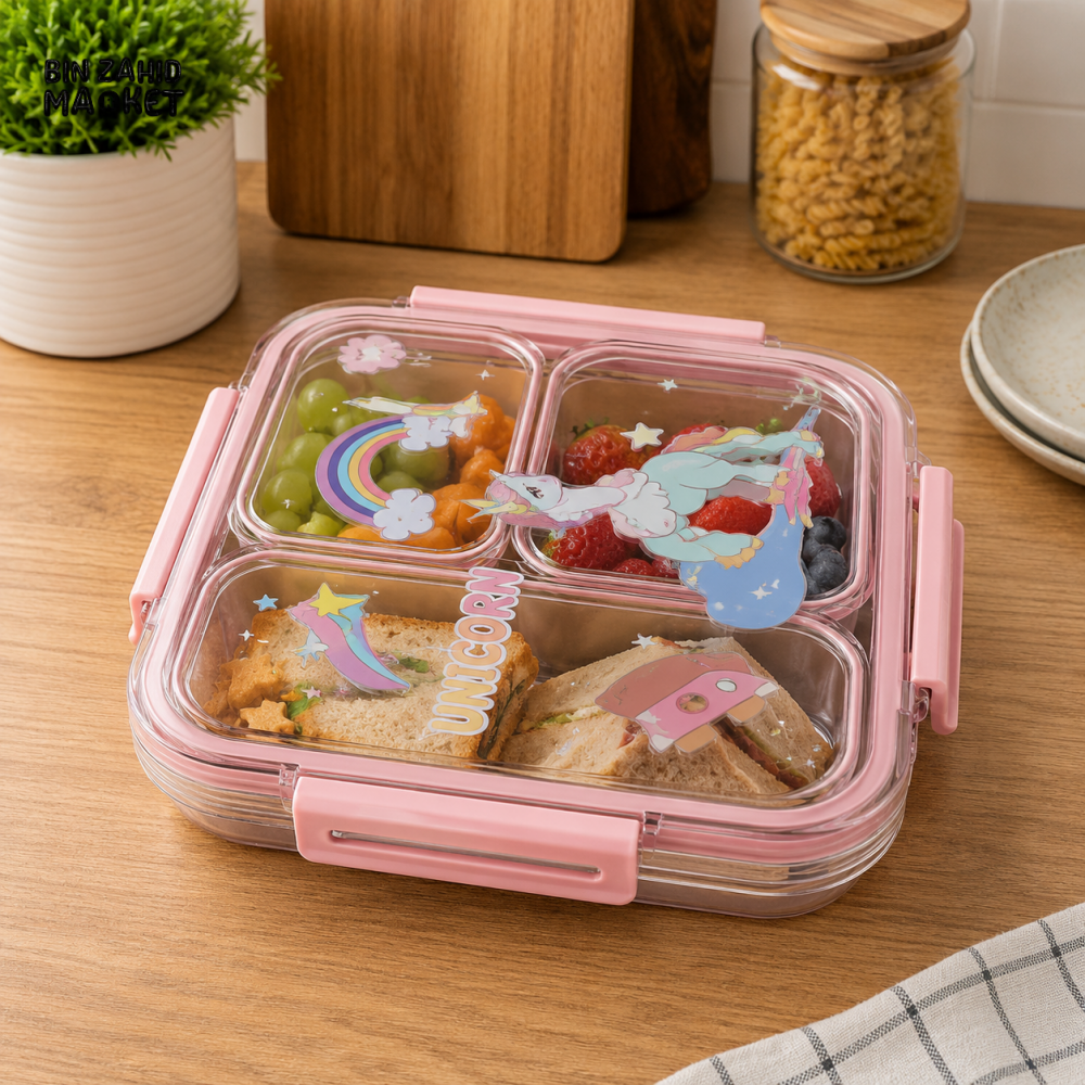 UNICORN COMPARTMENT LUNCH BOX - Lunch Boxes
