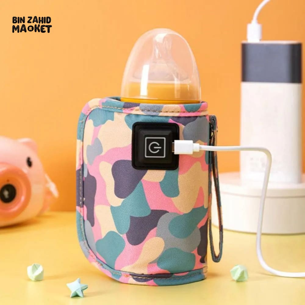 USB BABY BOTTLE WARMER – INSULATED MILK HEATING BAG FOR STROLLER & TRAVEL