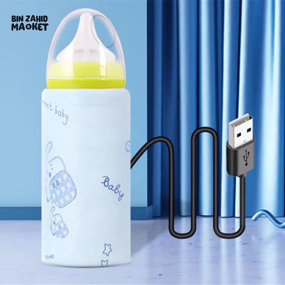 USB PORTABLE THERMOSTATE BOTTLE WARMER Blue
