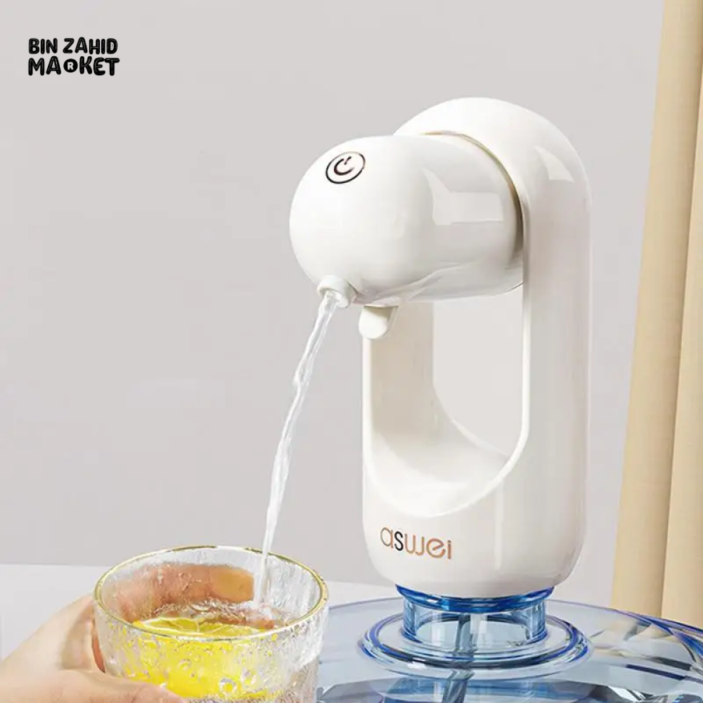 USB RECHARGEABLE AUTOMATIC WATER DISPENSER PUMP PORTABLE ELECTRIC BOTTLE PUMP FOR DRINKING WATER FOLDABLE & EASY TO USE