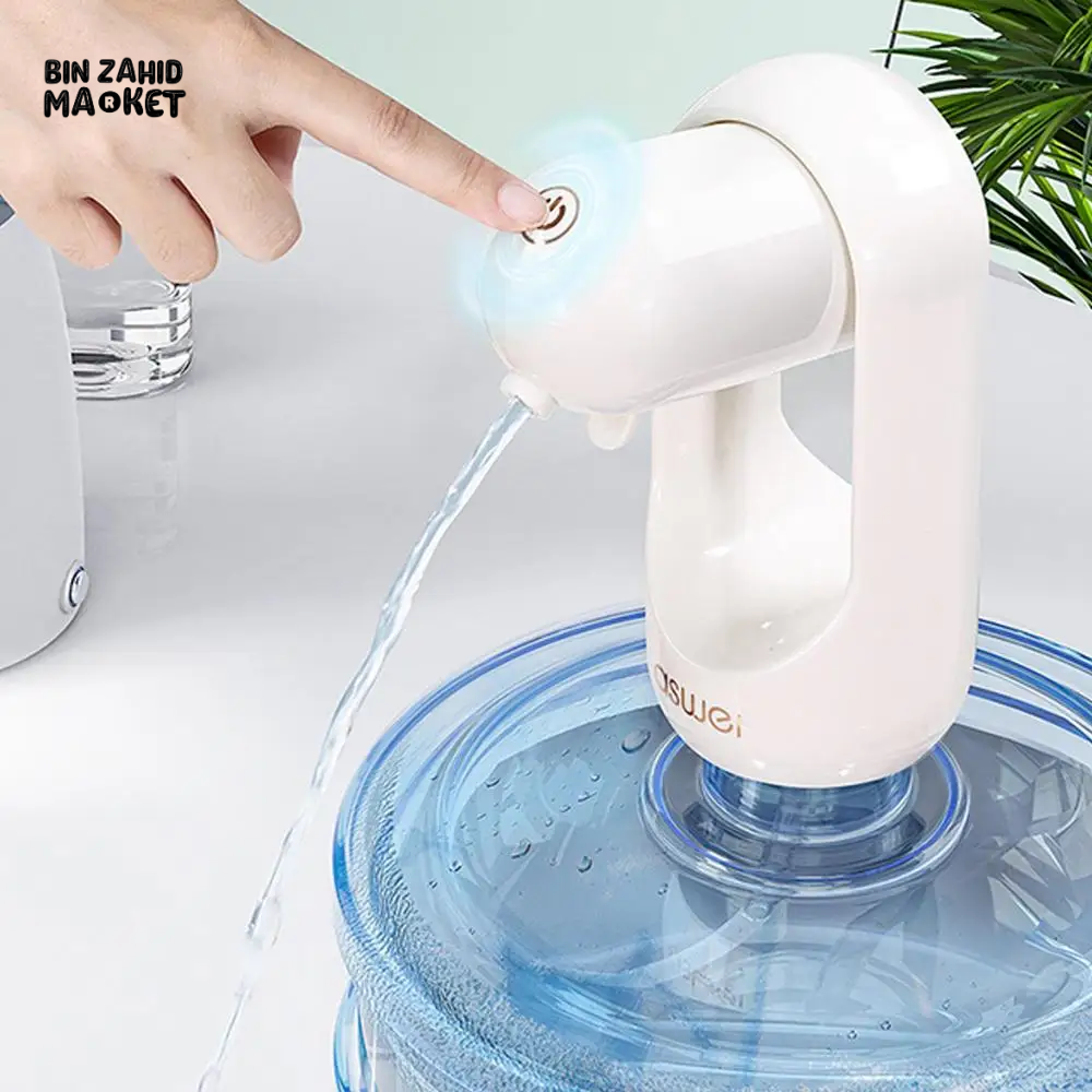 USB RECHARGEABLE AUTOMATIC WATER DISPENSER PUMP PORTABLE ELECTRIC BOTTLE PUMP FOR DRINKING WATER FOLDABLE & EASY TO USE