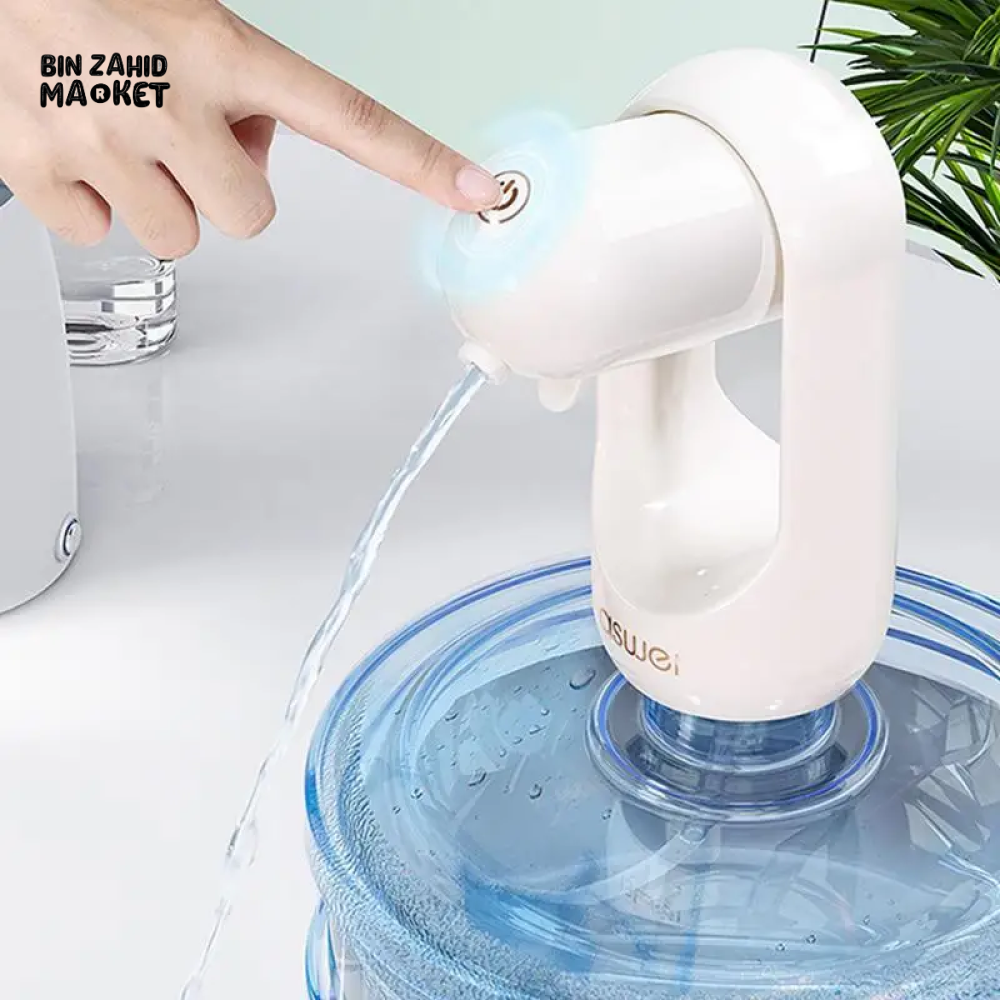 USB RECHARGEABLE AUTOMATIC WATER DISPENSER PUMP PORTABLE ELECTRIC BOTTLE PUMP FOR DRINKING WATER FOLDABLE & EASY TO USE