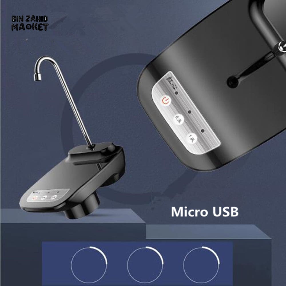 USB RECHARGEABLE ELECTRIC WATER DISPENSER – SMART BOTTLE PUMP FOR HOME & OFFICE DRINKING WATER