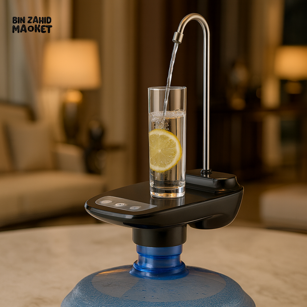 USB RECHARGEABLE ELECTRIC WATER DISPENSER – SMART BOTTLE PUMP FOR HOME & OFFICE DRINKING WATER