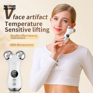V-FACE EMS ROLLER MASSAGER – MICROCURRENT FACE LIFT & ANTI-WRINKLE DEVICE