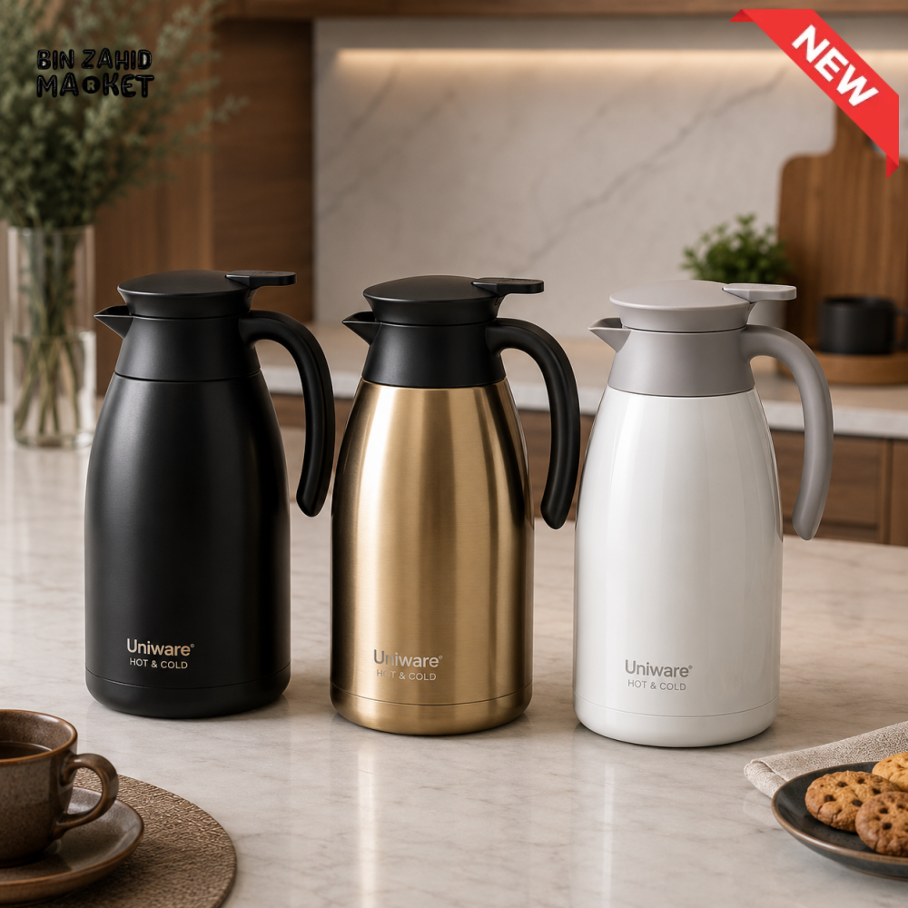 VACUUM INSULATED HOT & COLD THERMAL CARAFE 1.0L 1-PIECE