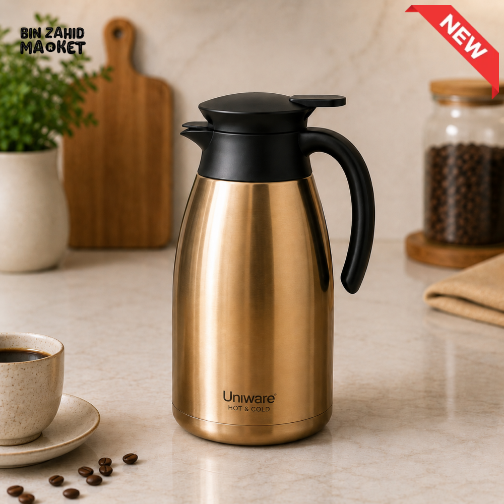 VACUUM INSULATED HOT & COLD THERMAL CARAFE 1.0L 1-PIECE - COPPER