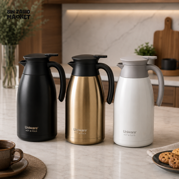 VACUUM INSULATED HOT & COLD THERMAL CARAFE 1.0L 1-PIECE