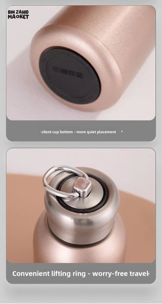 VACUUM INSULATED POCKET FLASK CUP 350ML– 304 STAINLESS STEEL