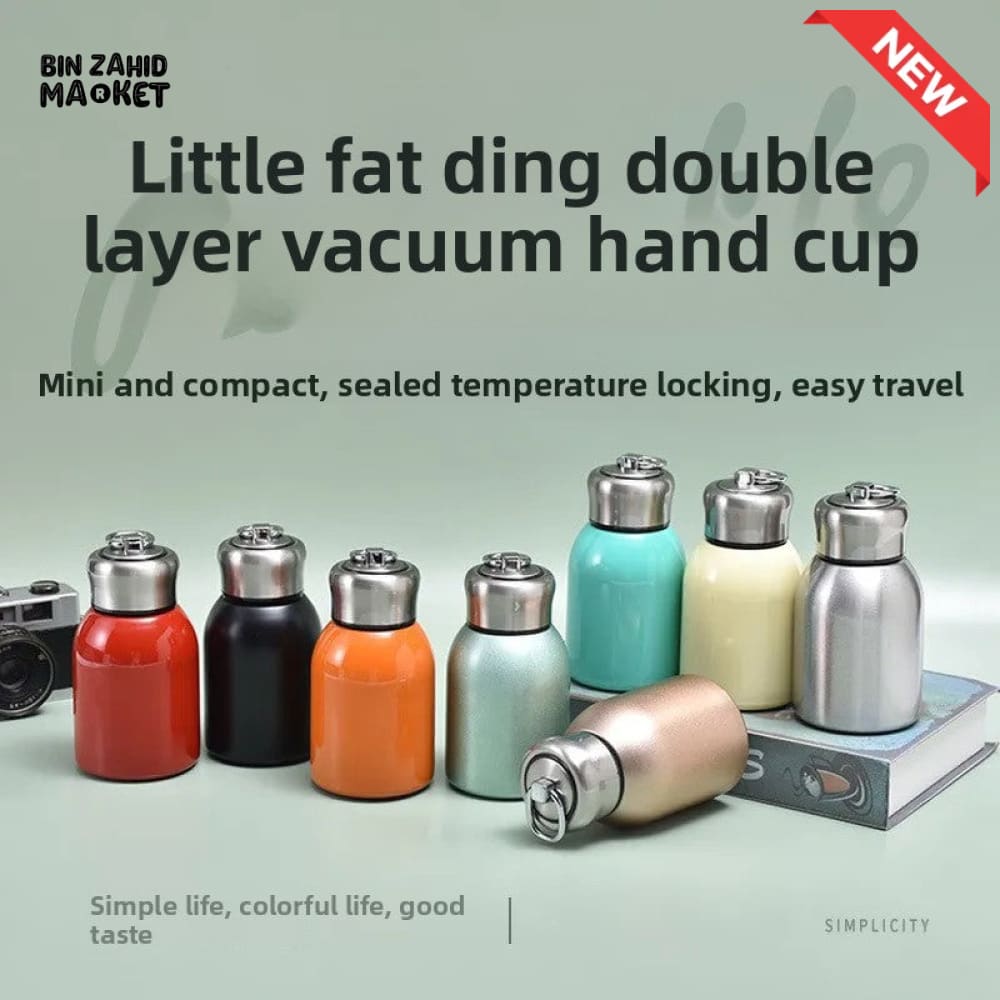 VACUUM INSULATED POCKET FLASK CUP 350ML– 304 STAINLESS STEEL