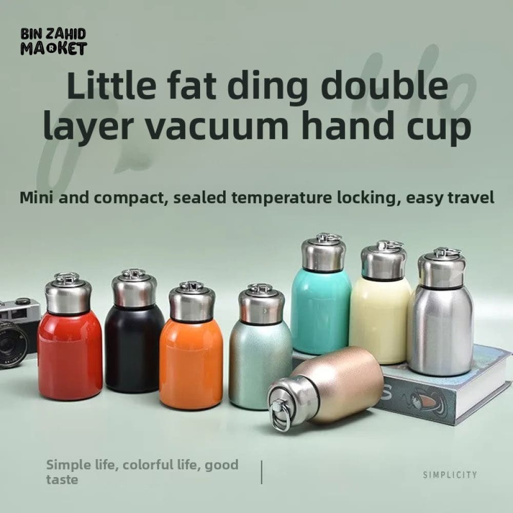 VACUUM INSULATED POCKET FLASK CUP 350ML– 304 STAINLESS STEEL