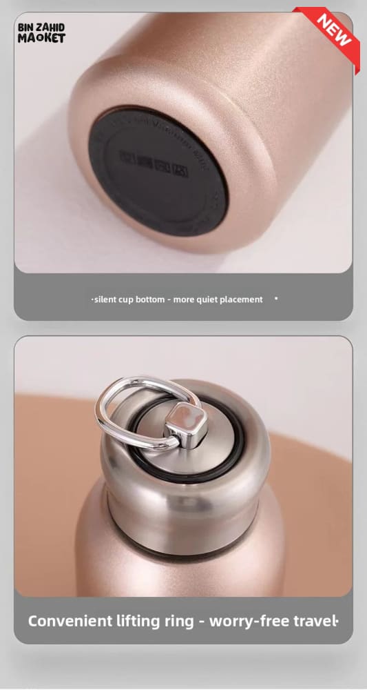 VACUUM INSULATED POCKET FLASK CUP 350ML– 304 STAINLESS STEEL