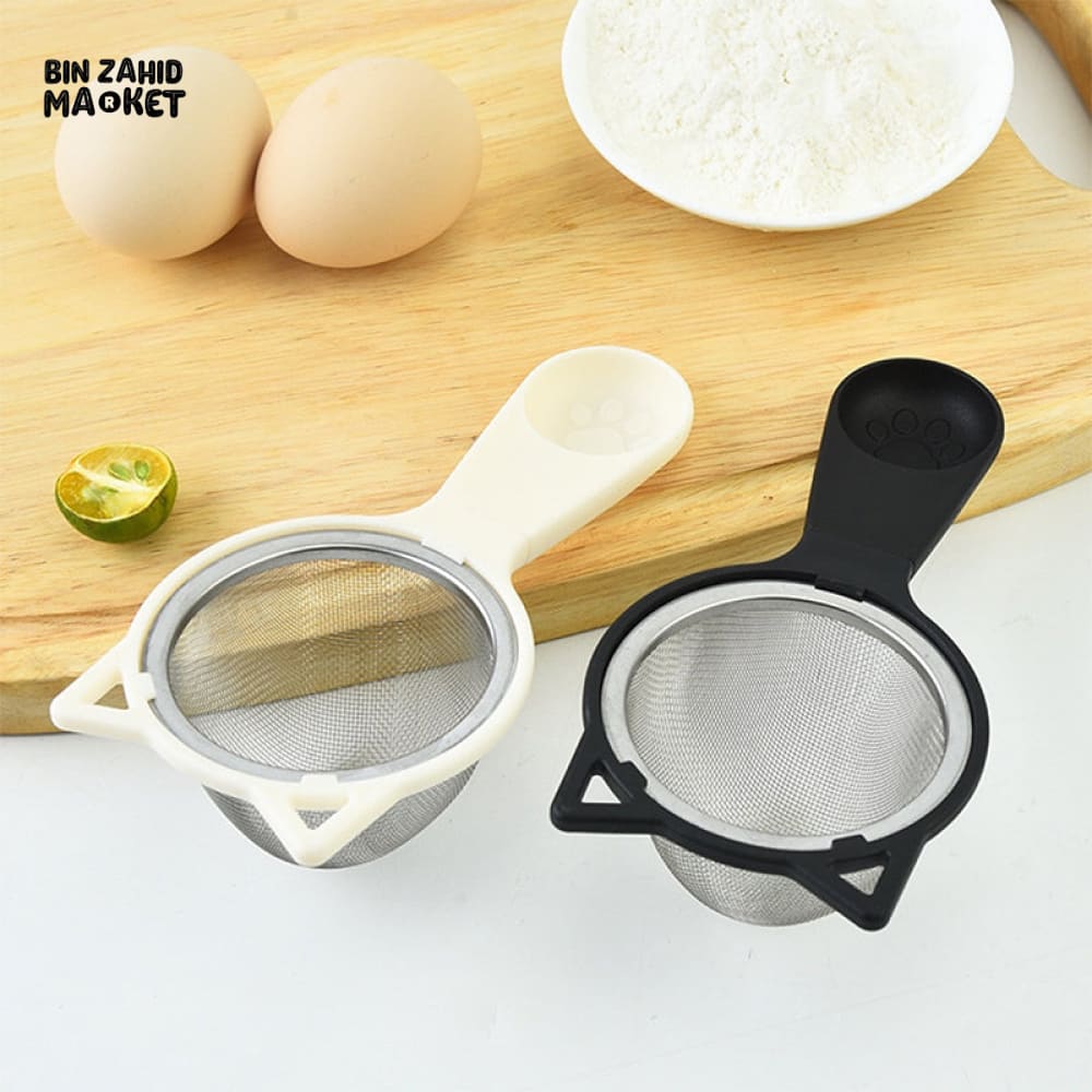 VERSATILE FINE MESH STRAINER – STAINLESS STEEL FLOUR SIEVE FOR COOKING & KITCHEN PREP