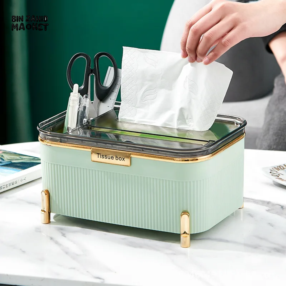 VERTICAL CARTON STORAGE BOX – LUXURY MULTIFUNCTIONAL TISSUE BOX FOR HOME & BATHROOM