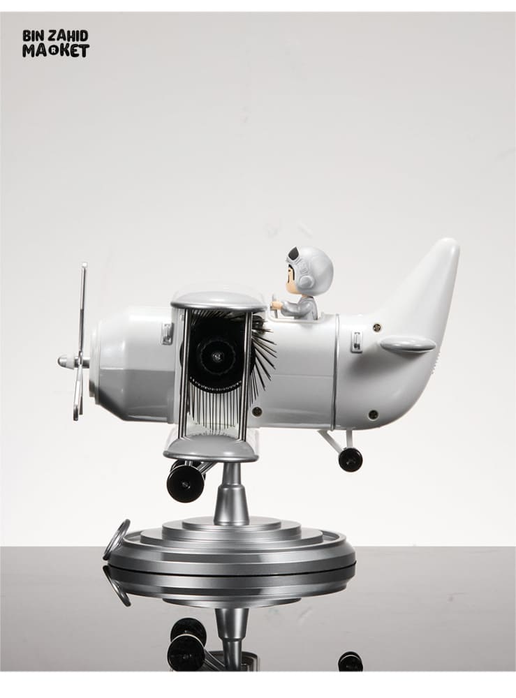 VINTAGE AIRCRAFT PROPELLER FLIP CLOCK – CREATIVE HOME & OFFICE GIFT