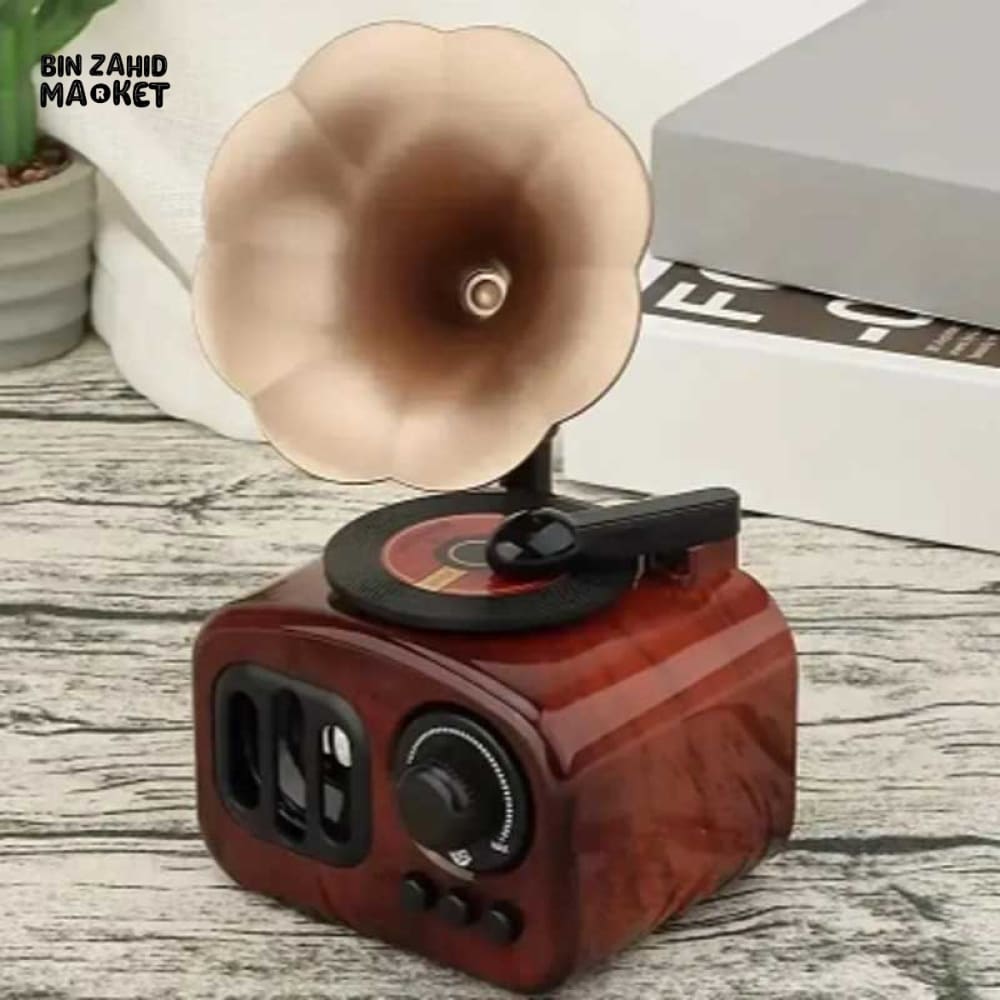 VINTAGE GRAMOPHONE DECOR MUSIC BOX – CLASSIC INTERIOR ARTWORK & GIFT ITEM