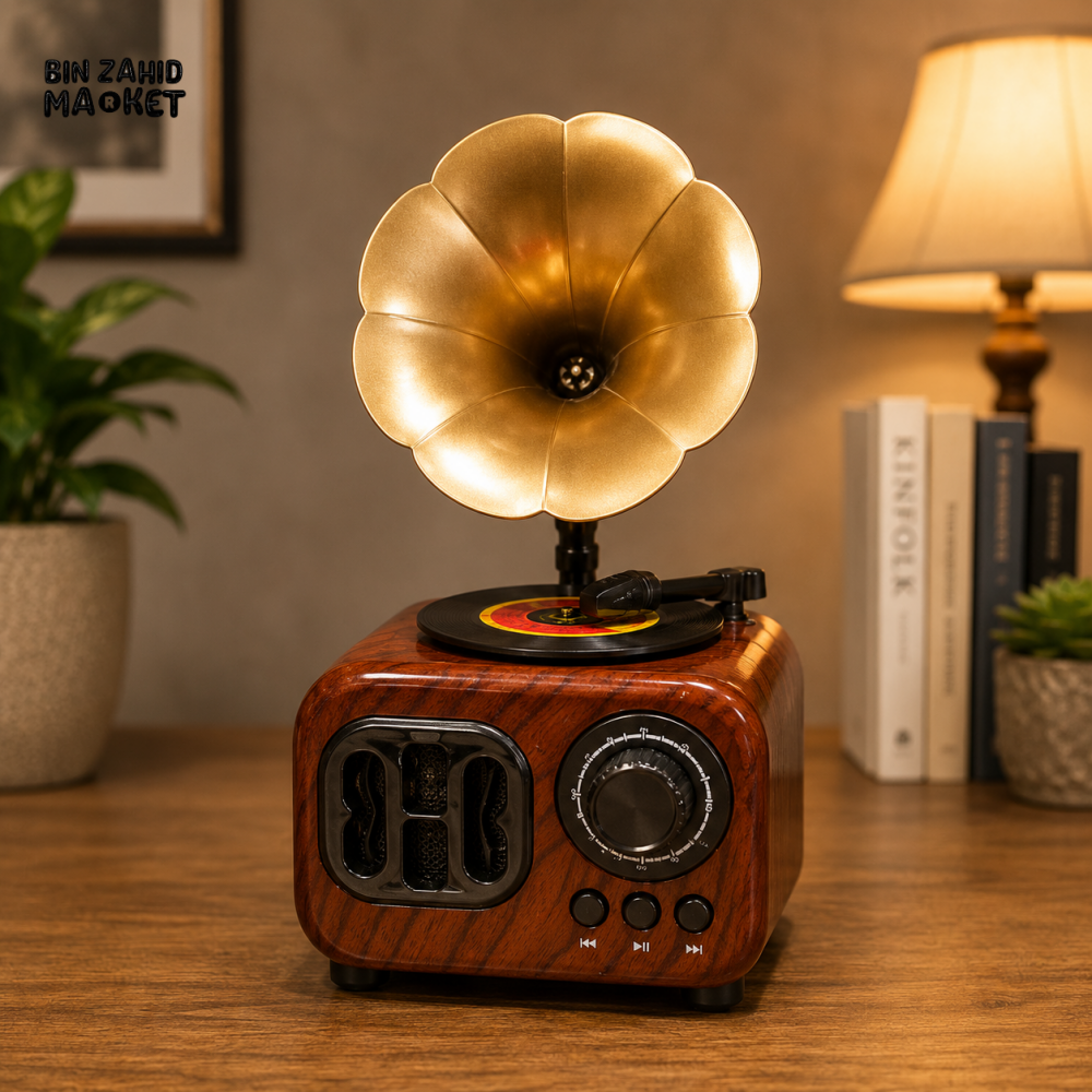 VINTAGE GRAMOPHONE MUSICAL DECORATIVE ORNAMENT