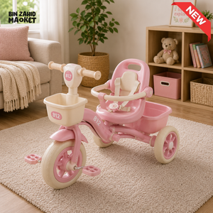 VINTAGE STYLE KIDS SCOOTER TRICYCLE - PINK