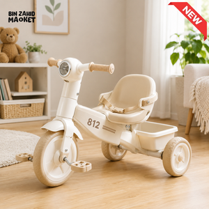 VINTAGE STYLE KIDS SCOOTER TRICYCLE - WHITE