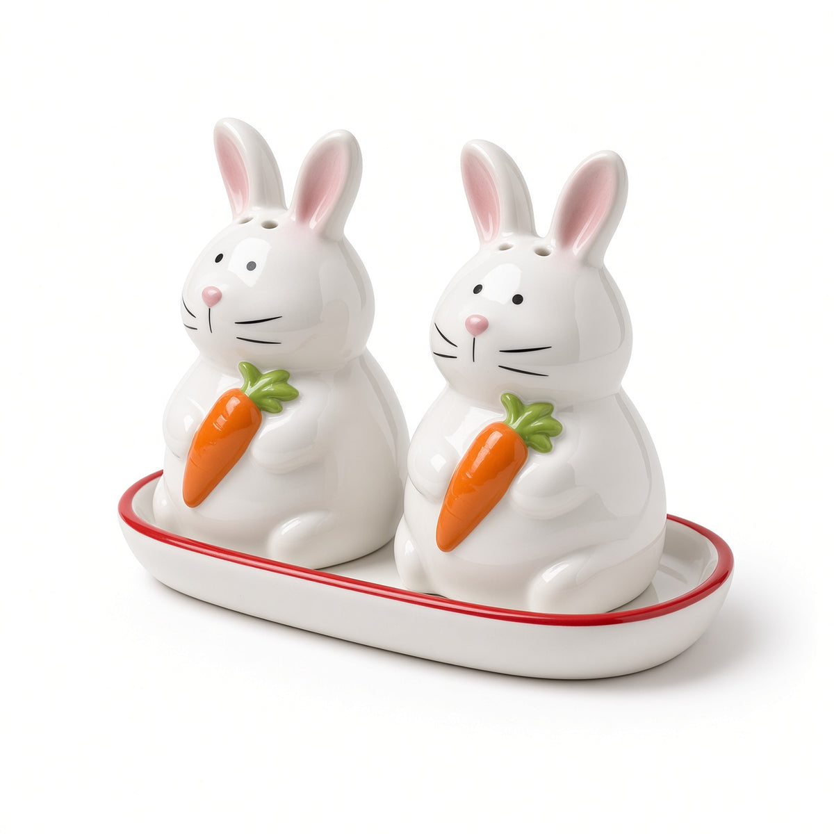 Kitchlux Ceramic Salt and Pepper Shakers - Bunny