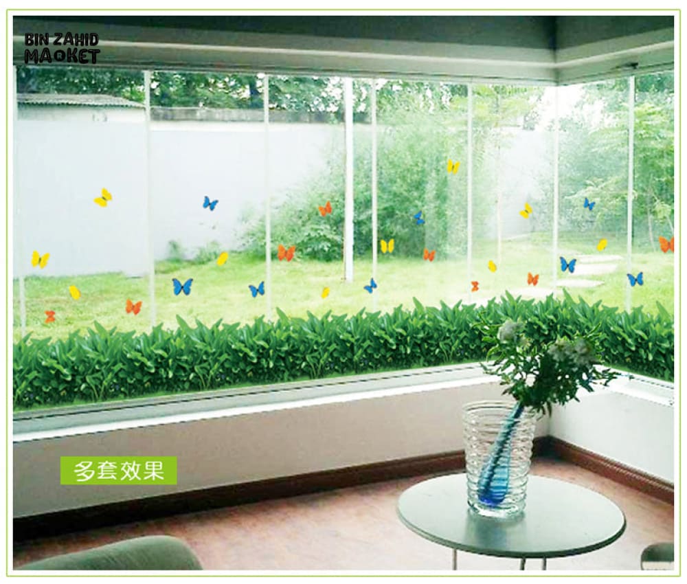 WALL DECOR GLASS STICKERS