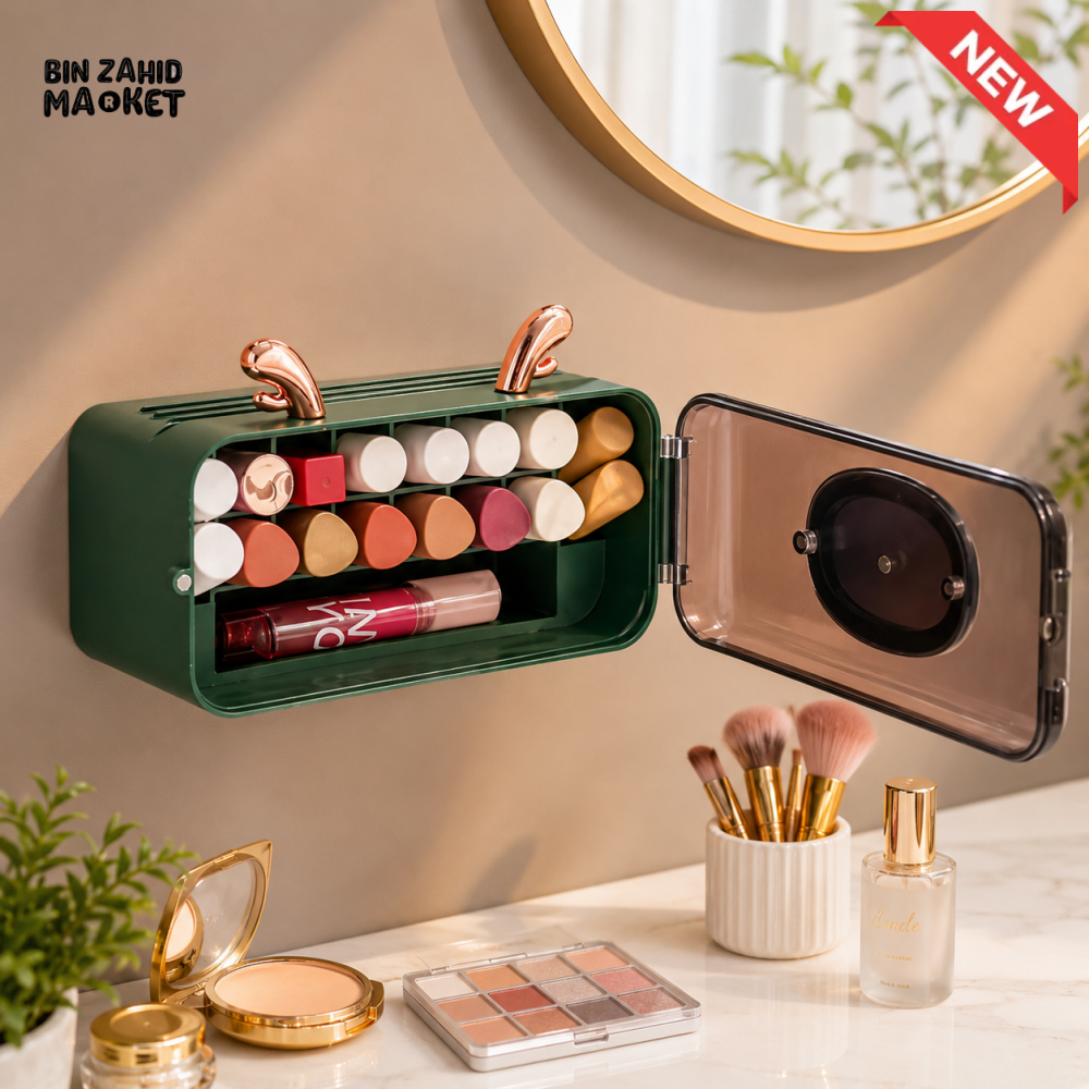 WALL MOUNT COSMETIC STORAGE BOX