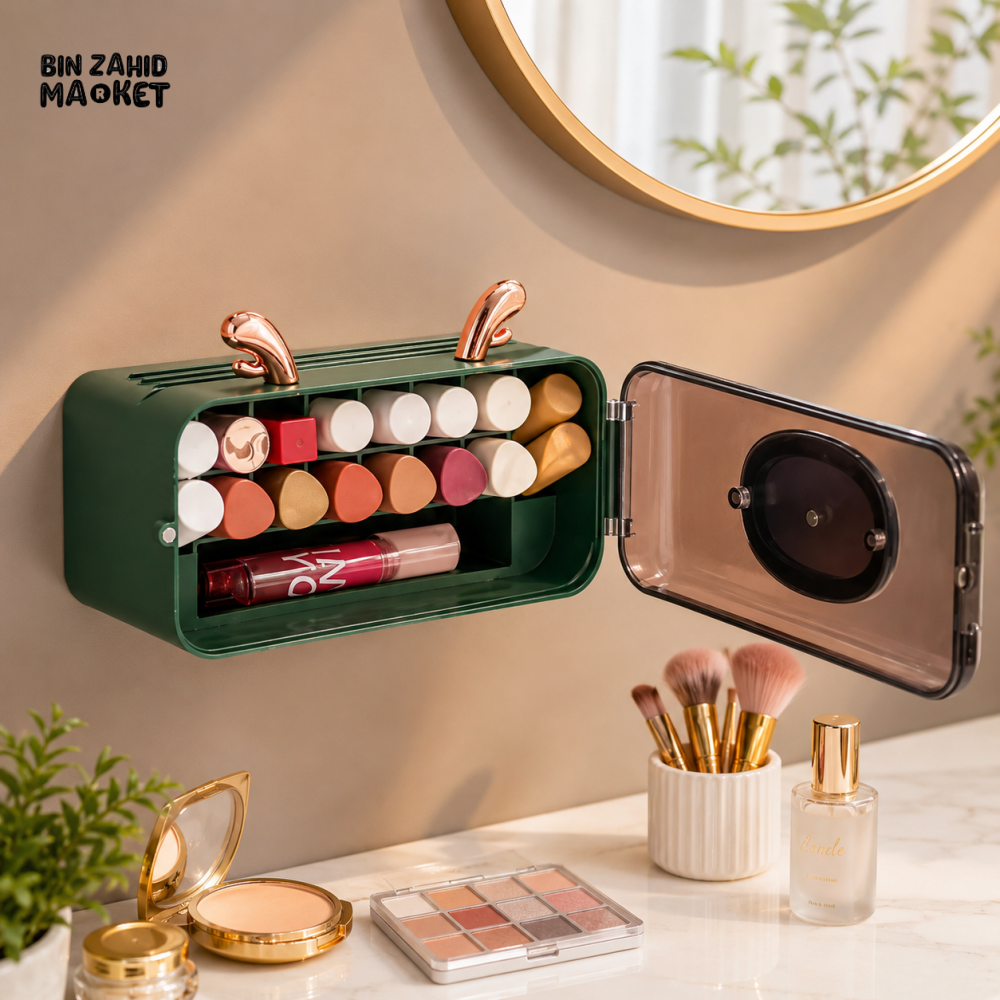 WALL MOUNT COSMETIC STORAGE BOX