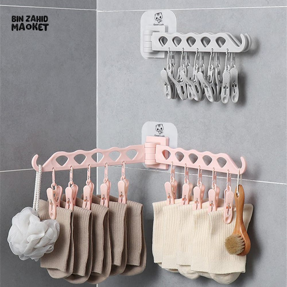 WALL MOUNTED CLOTHES DRYING RACK