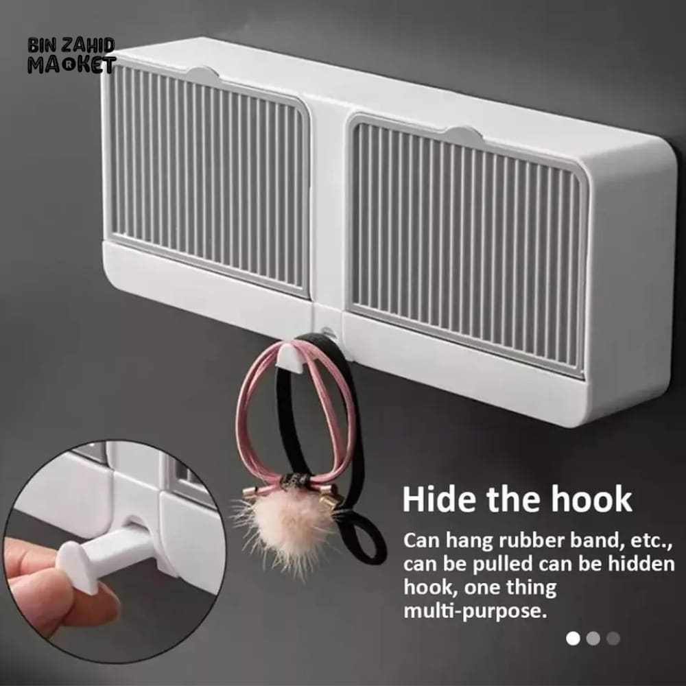 WALL MOUNTED DOUBLE SIDED SOAP BOX