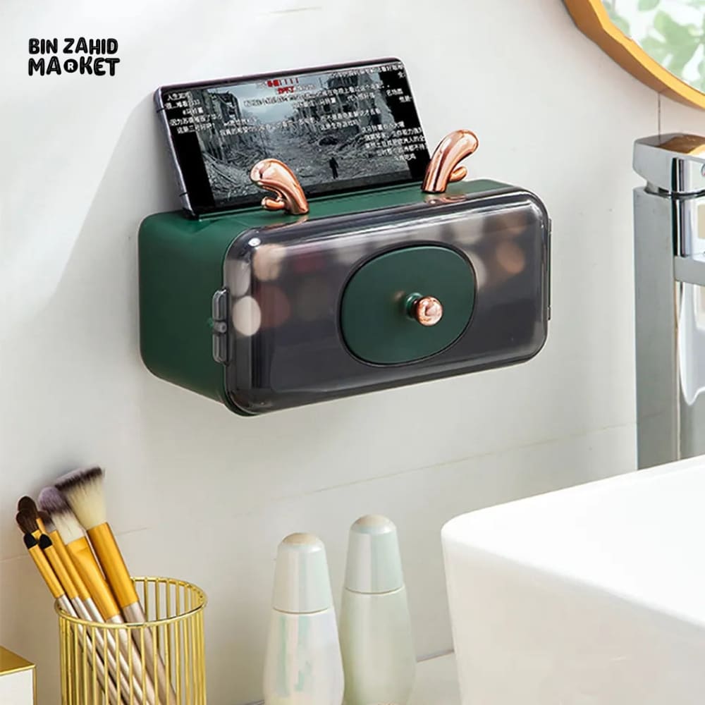 WALL MOUNTED LIPSTICK STORAGE BOX Green