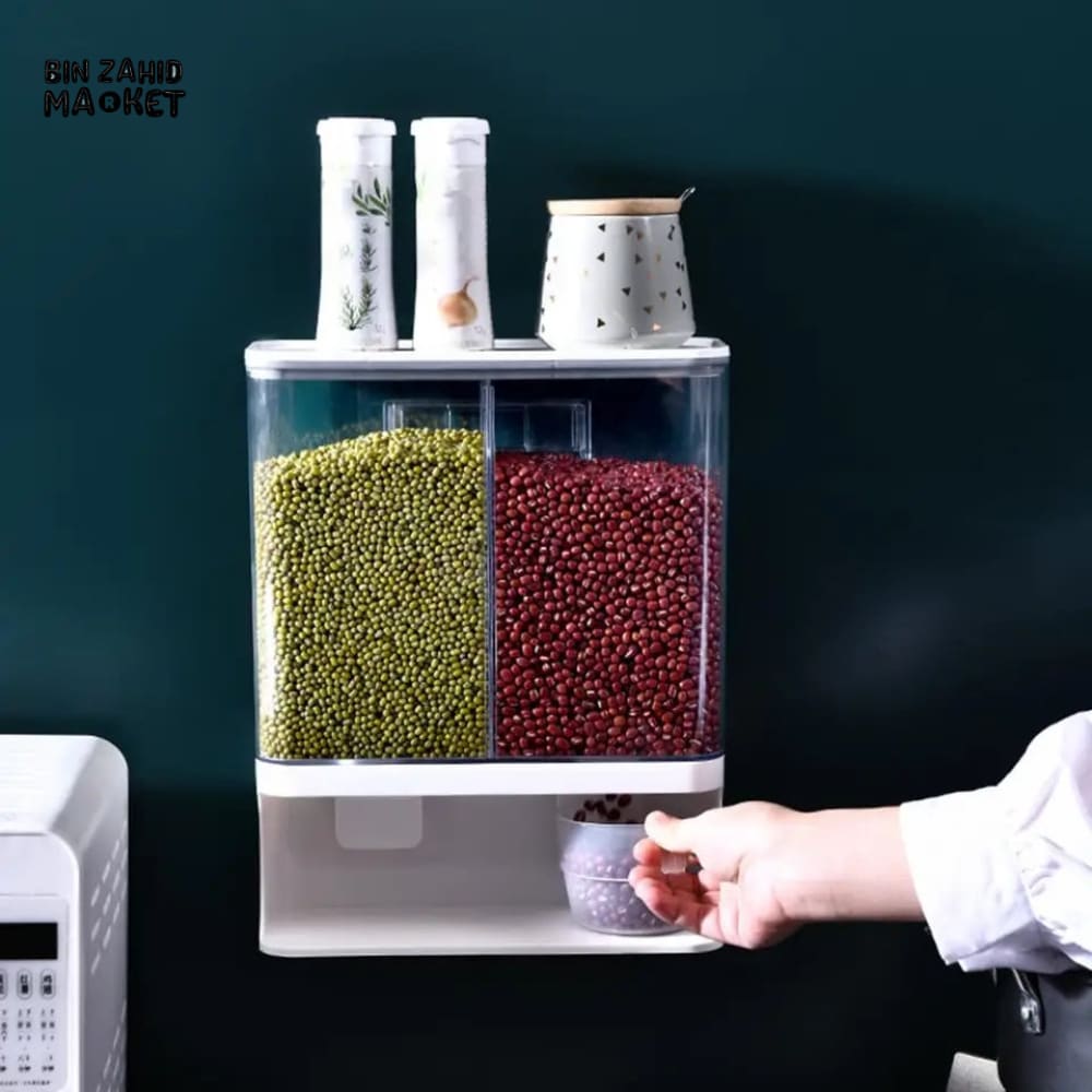 WALL MOUNTED PUNCH FREE RICE & CEREAL DISPENSER