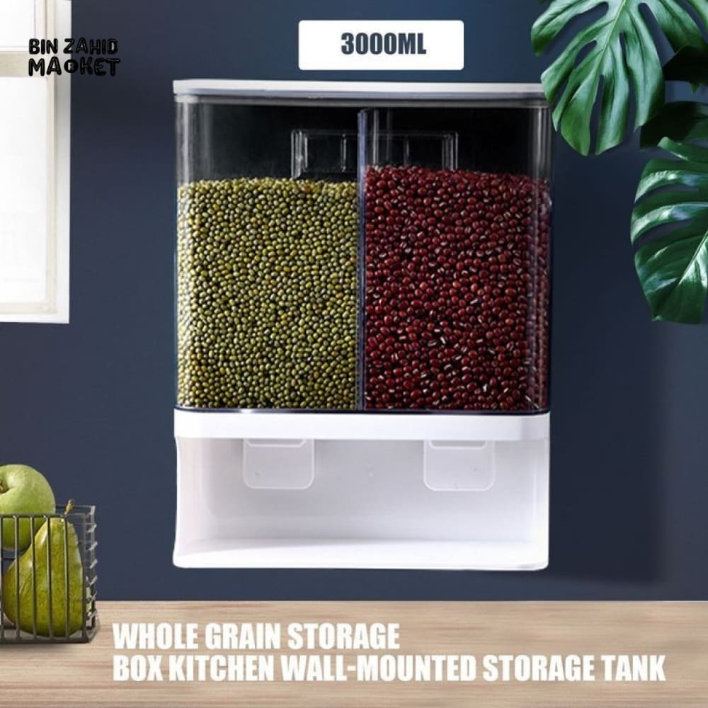 WALL MOUNTED PUNCH FREE RICE & CEREAL DISPENSER