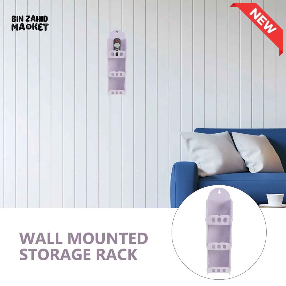 WALL-MOUNTED REMOTE CONTROL & ORGANIZER HOLDER (3-TIER)