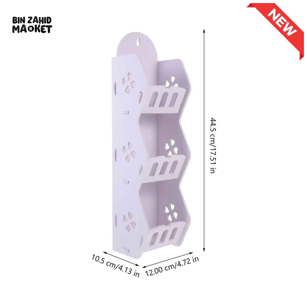 WALL-MOUNTED REMOTE CONTROL & ORGANIZER HOLDER (3-TIER)
