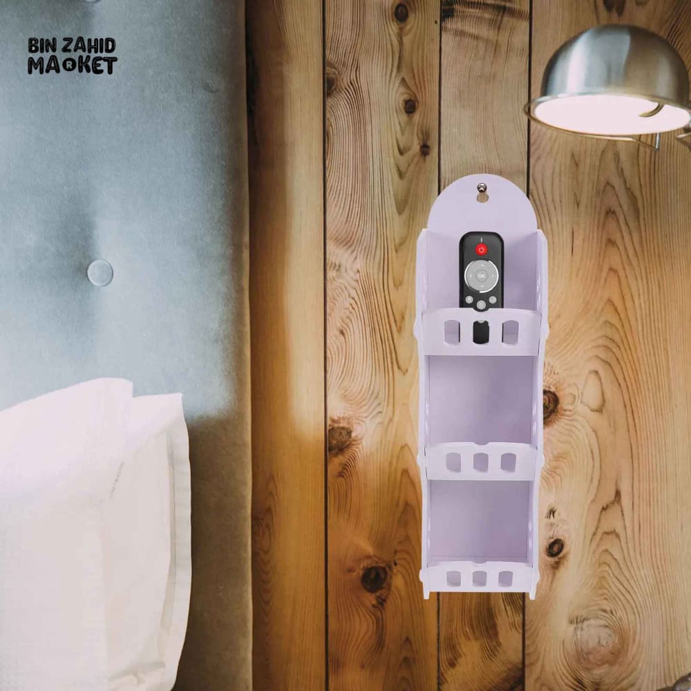 WALL-MOUNTED REMOTE CONTROL & ORGANIZER HOLDER (3-TIER)