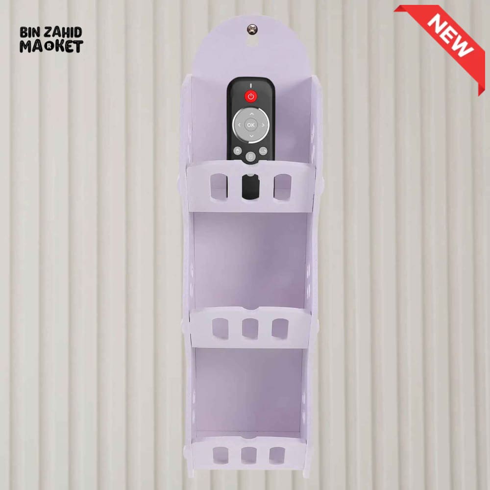 WALL-MOUNTED REMOTE CONTROL & ORGANIZER HOLDER (3-TIER)