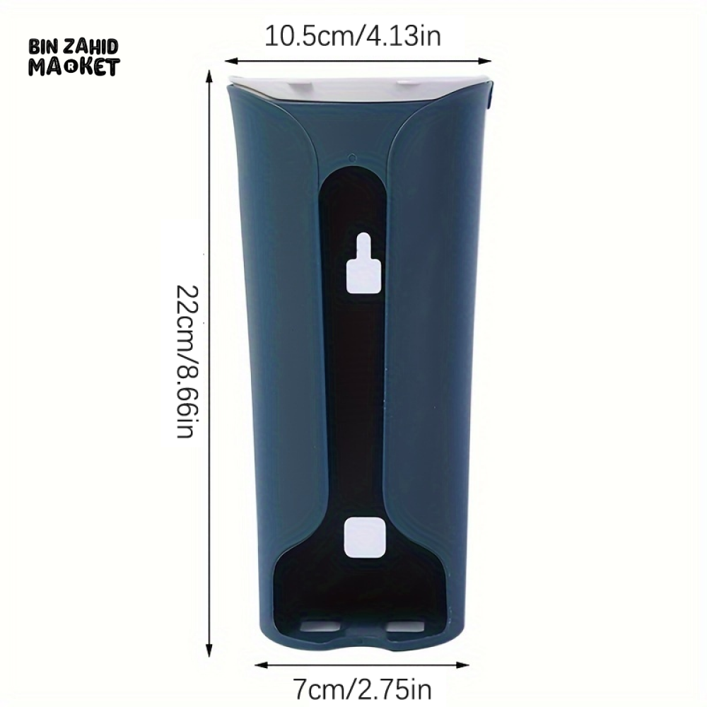 WALL MOUNTED TOWEL DISPENSER HOLDER FOR BATHROOM – SPACE SAVING STORAGE ORGANIZER