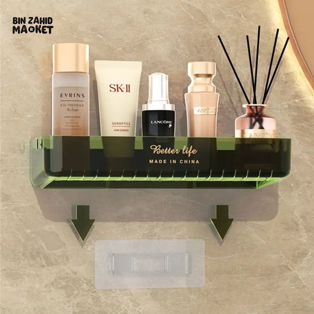 WALL MOUNTED TRANSPARENT SHELF