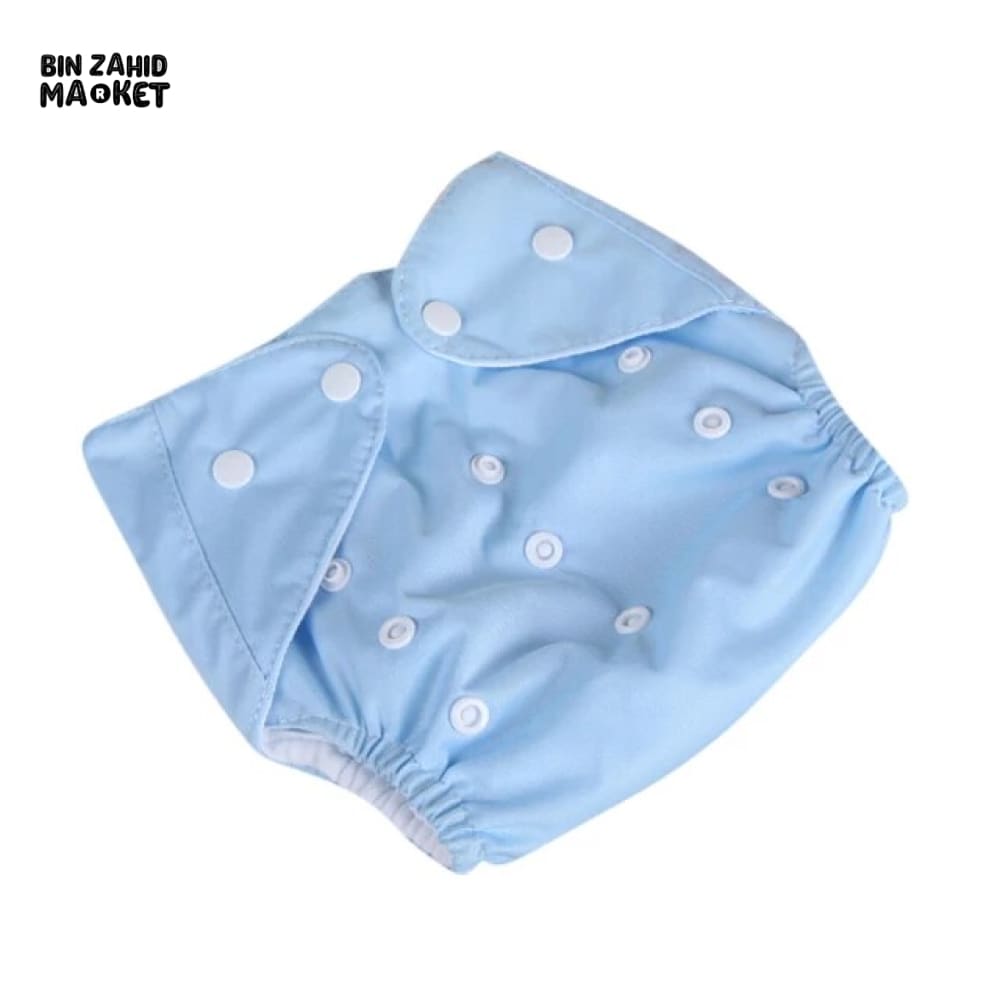 WASHABLE & ADJUSTABLE SIZE DIAPER PANTY Blue