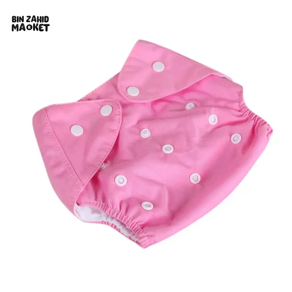 WASHABLE & ADJUSTABLE SIZE DIAPER PANTY Pink