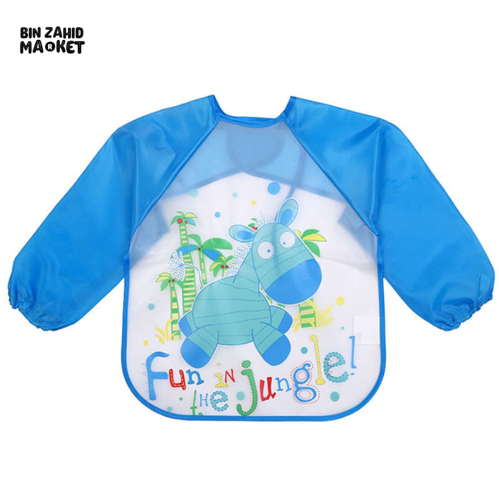 WATER-PROOF SLEEVES BIB Fun In The Jungle