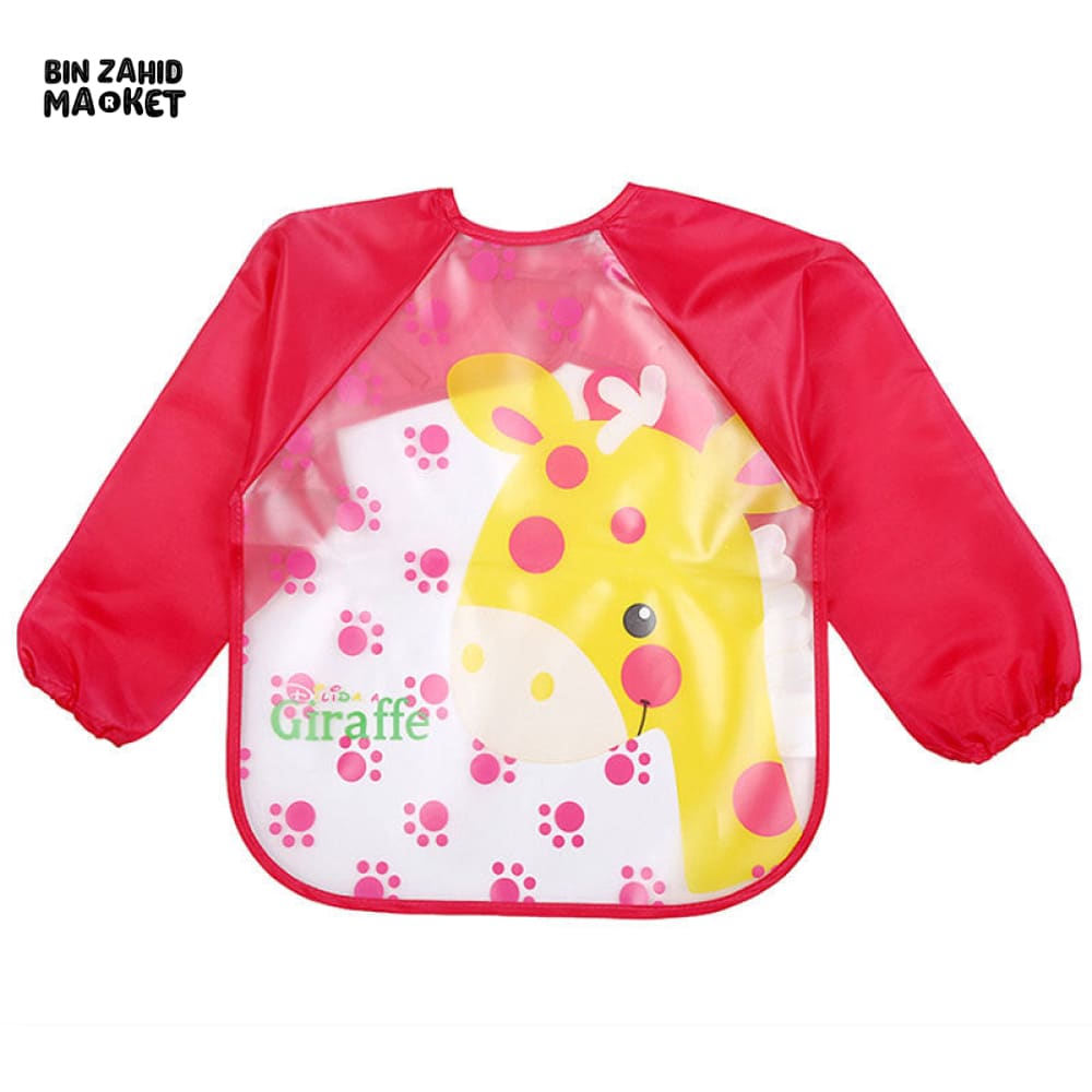 WATER-PROOF SLEEVES BIB Giraffe