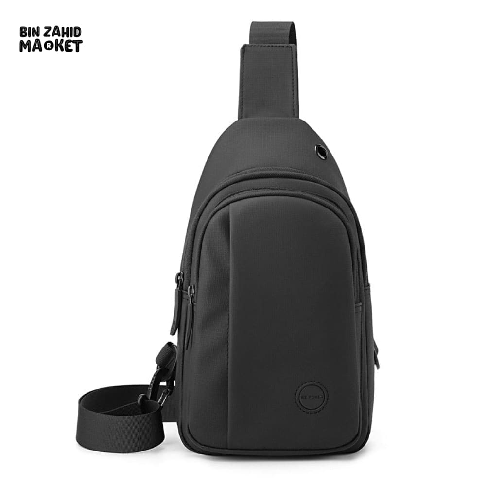 WATERPROOF MEN’S CHEST BAG – OUTDOOR LEISURE CROSSBODY SHOULDER BAG LIGHTWEIGHT TRAVEL BACKPACK