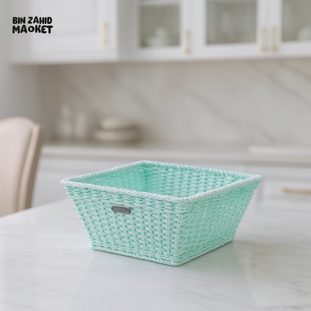 WEAVE STORAGE BASKET (TARLAN) – MULTIPURPOSE ORGANIZER - SIZE 3