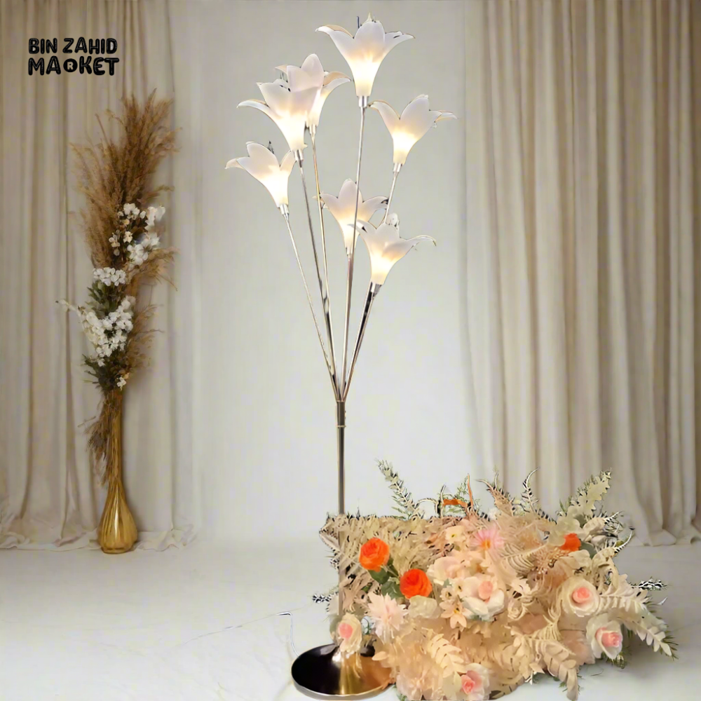 WEDDING STAGE & ROADWAY LIGHT DECOR - GOLDEN LILY FOREST
