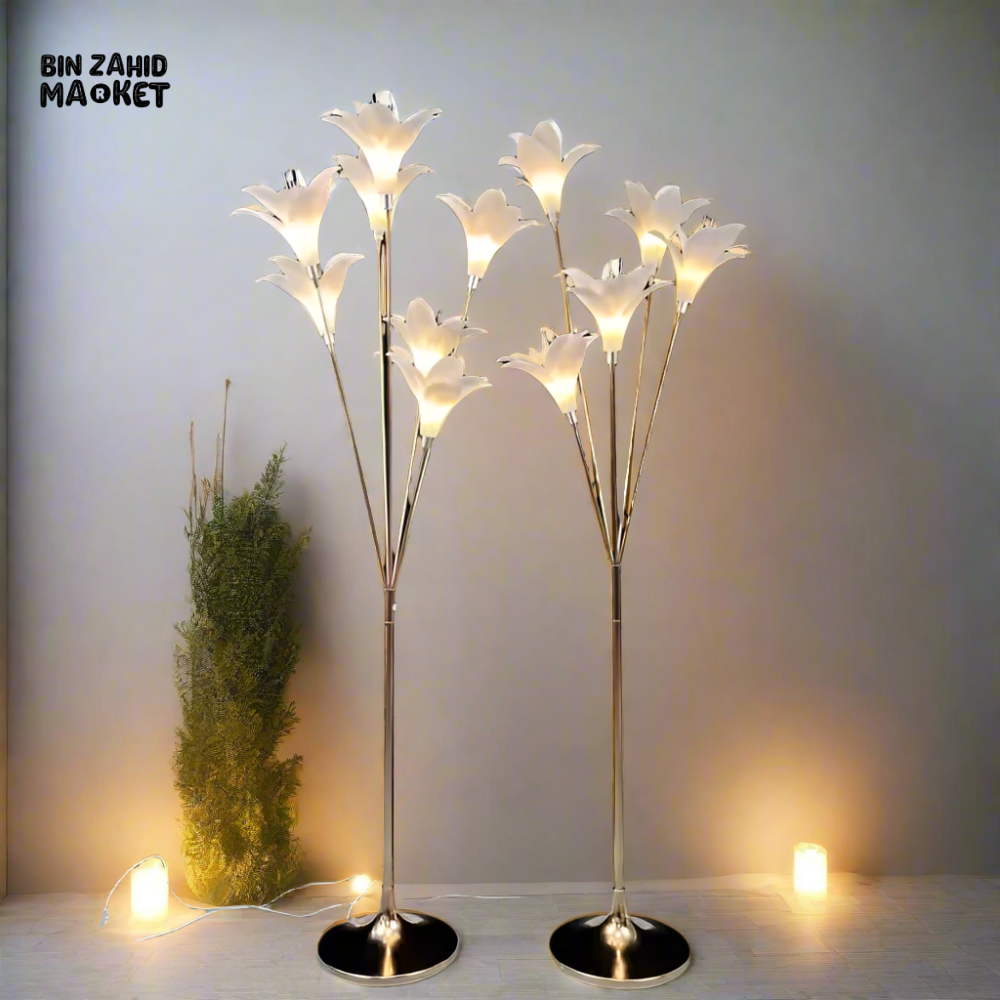 WEDDING STAGE & ROADWAY LIGHT DECOR - GOLDEN LILY FOREST