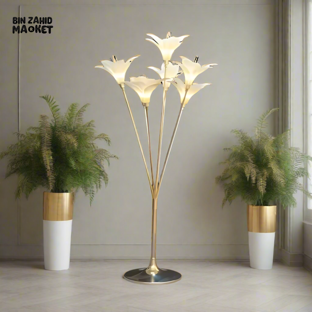 WEDDING STAGE & ROADWAY LIGHT DECOR - GOLDEN LILY FOREST